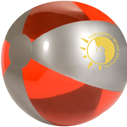 red beach ball